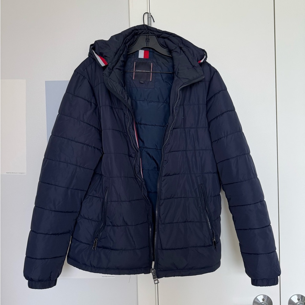 Tommy Hilfiger Navy Puffer Jacket